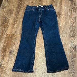 GAP Stretch Dark Denim Flare Women's Jeans Size 4 Inseam 28.6”
